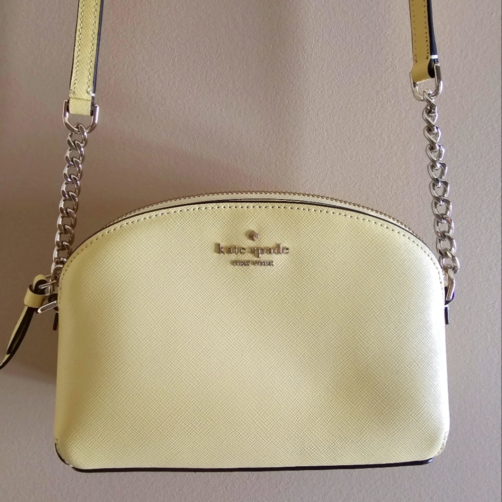 USED Kate Spade Spencer Small Dome - Yellow